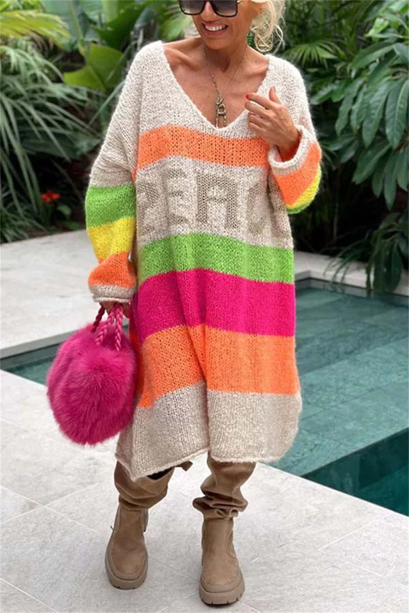 Losse Ibiza Peace Trui Dames – Pamela