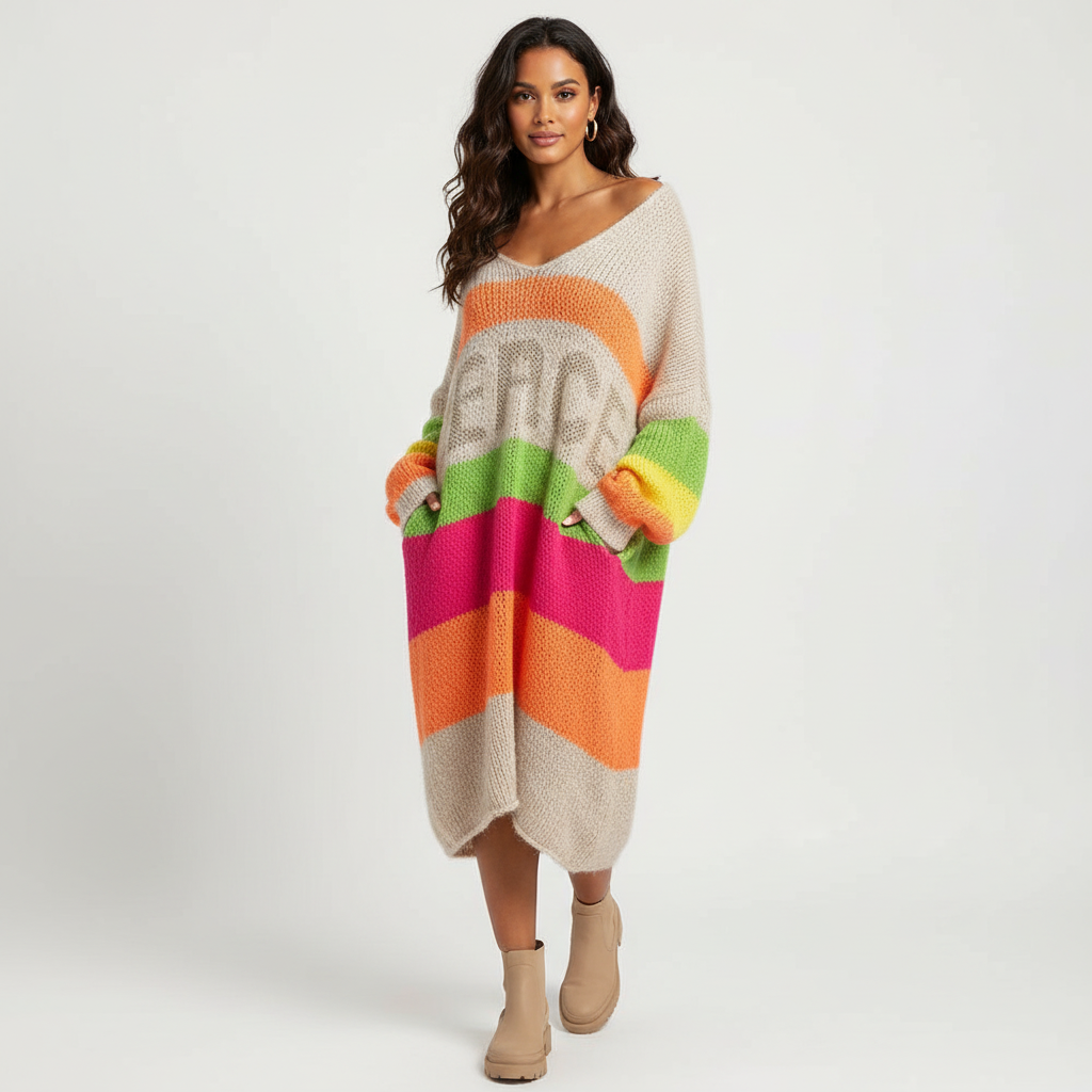 Losse Ibiza Peace Trui Dames – Pamela