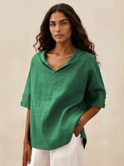 Luchtige Blouse met Elegante Kraag - Sanne