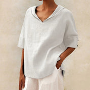 Luchtige Blouse met Elegante Kraag - Sanne