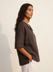 Luchtige Blouse met Elegante Kraag - Sanne