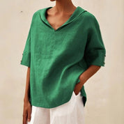 Luchtige Blouse met Elegante Kraag - Sanne