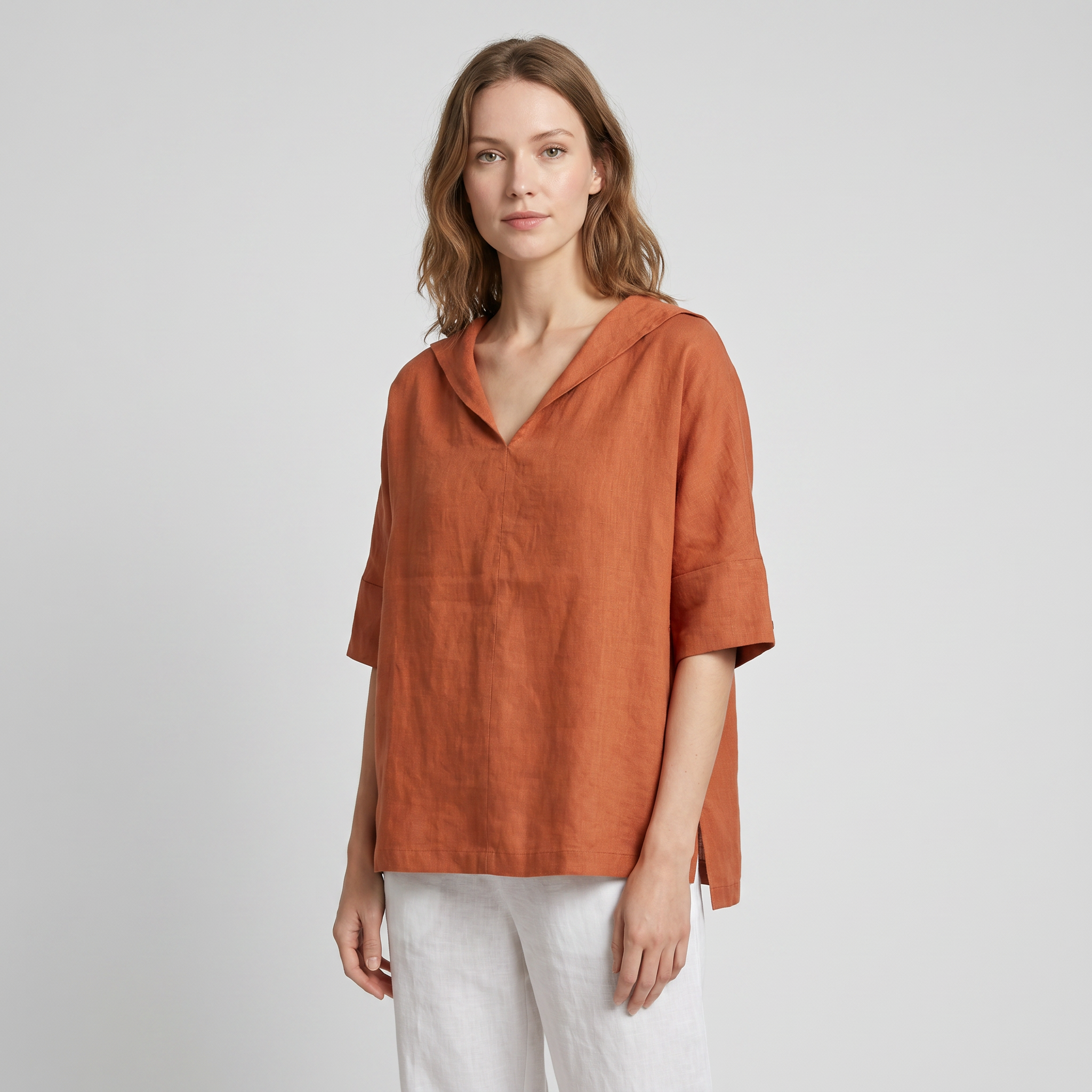 Luchtige Blouse met Elegante Kraag - Sanne