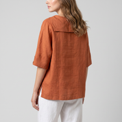 Luchtige Blouse met Elegante Kraag - Sanne