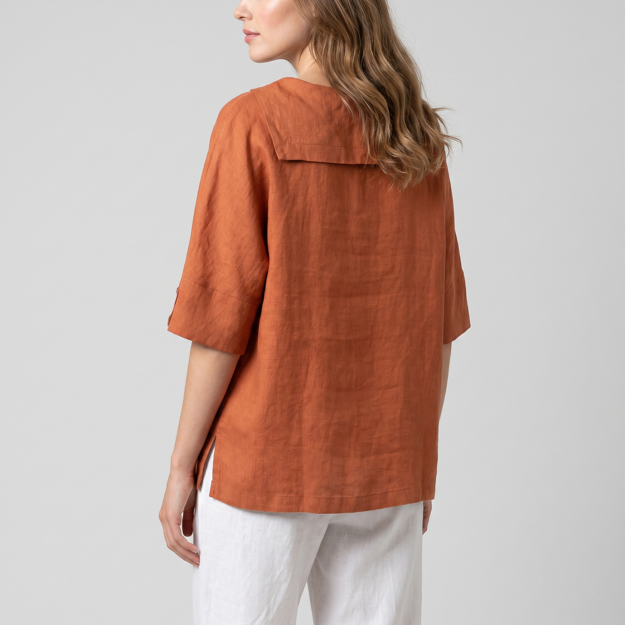 Luchtige Blouse met Elegante Kraag - Sanne