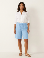 Luchtige Linnen look bermudashort - Madelon