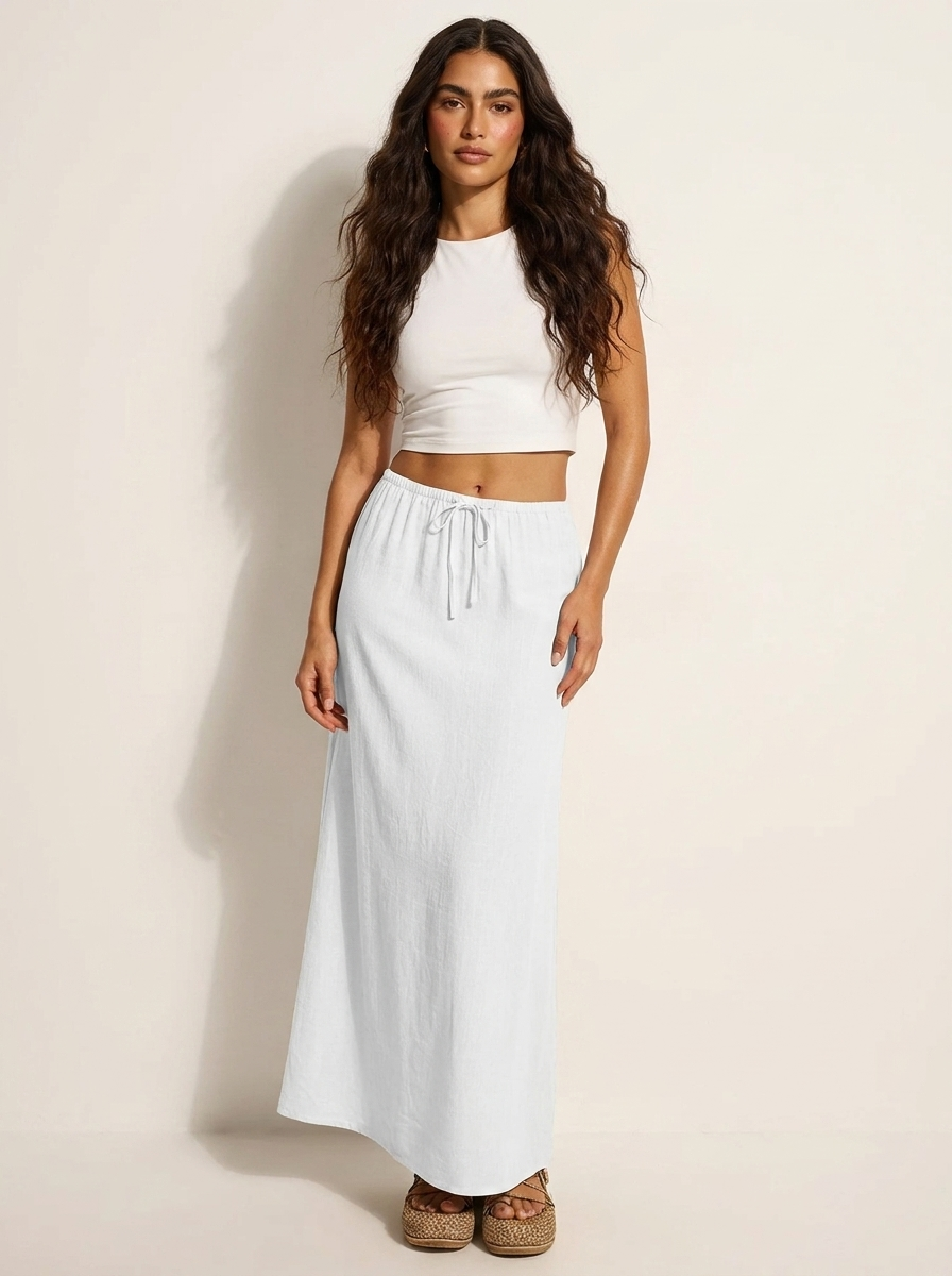 Luchtige Maxi Dames Rok – Muse
