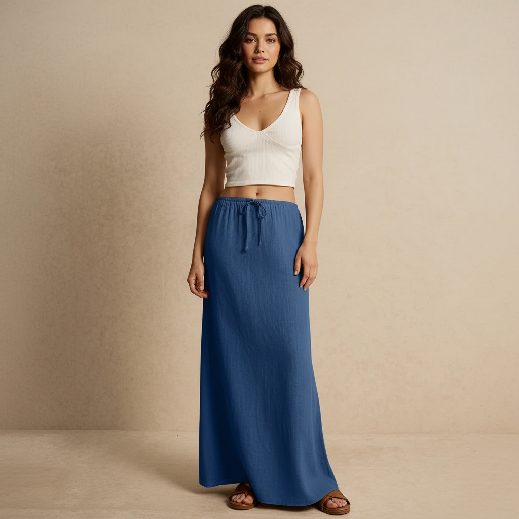 Luchtige Maxi Dames Rok – Muse