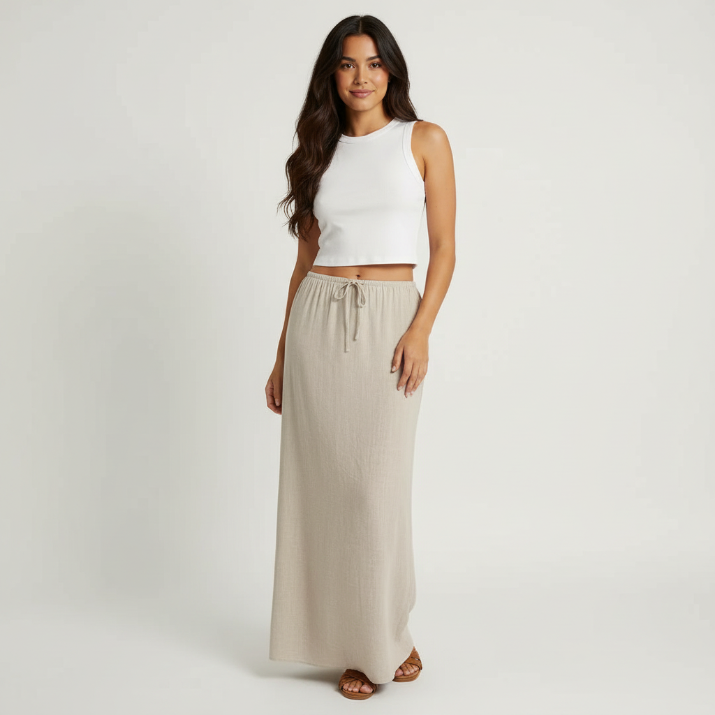 Luchtige Maxi Dames Rok – Muse