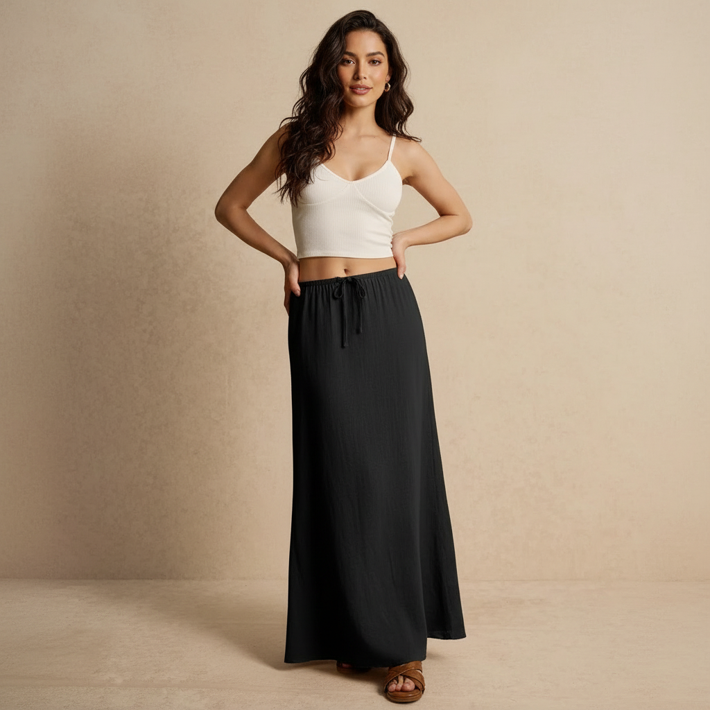 Luchtige Maxi Dames Rok – Muse