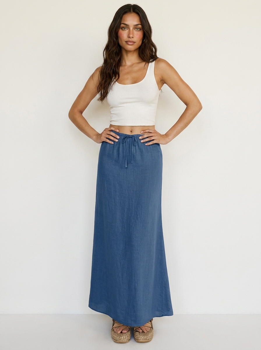 Luchtige Maxi Dames Rok – Muse