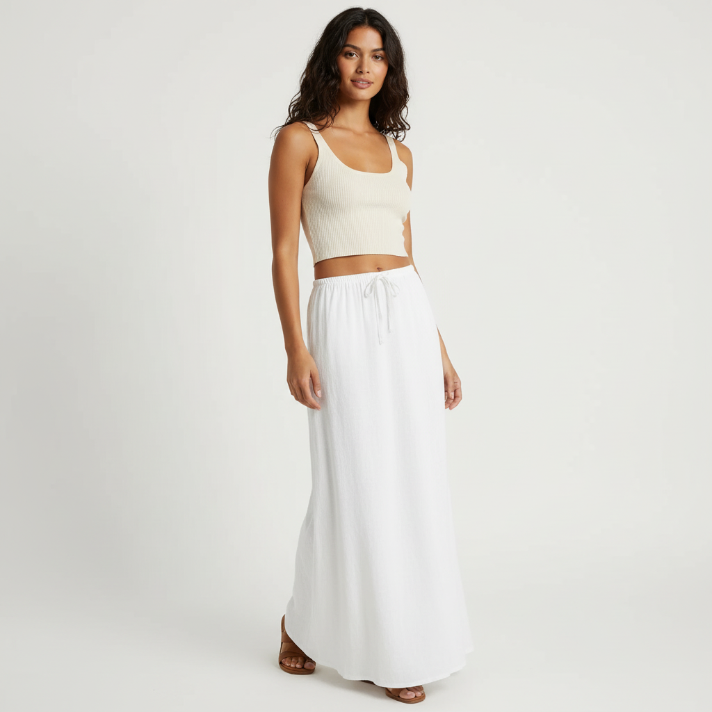 Luchtige Maxi Dames Rok – Muse