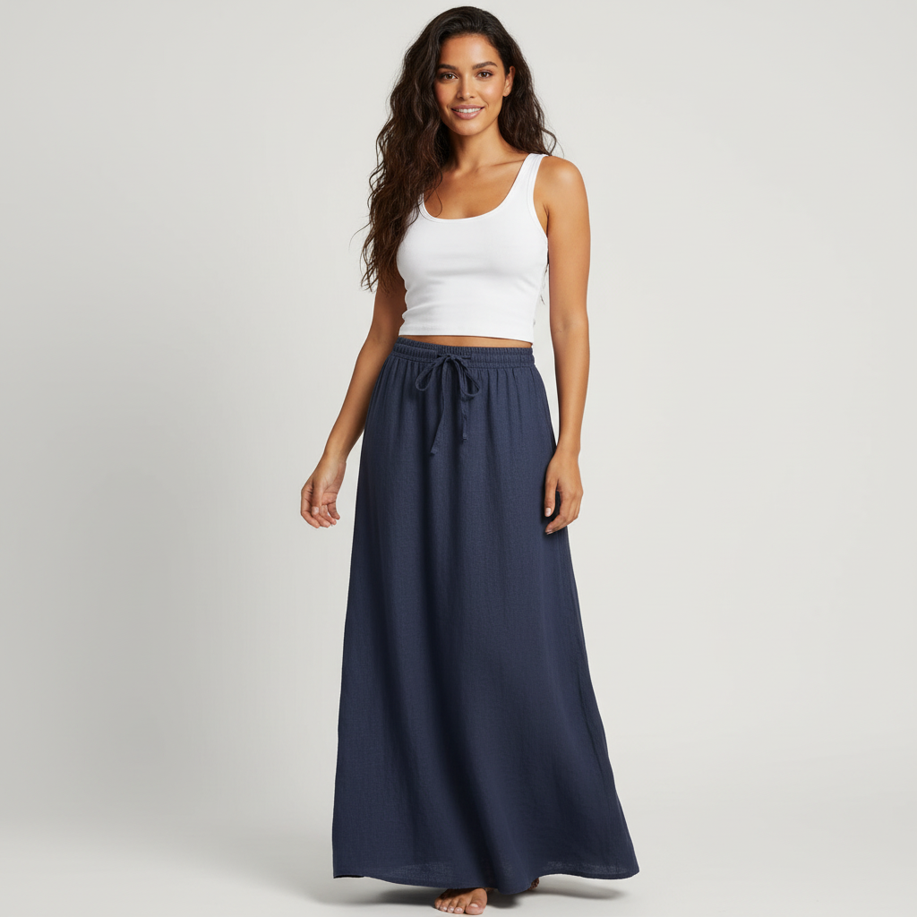 Luchtige Maxi Dames Rok – Muse
