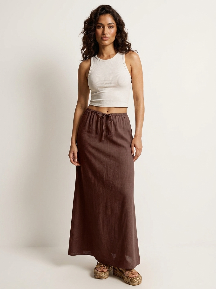 Luchtige Maxi Dames Rok – Muse