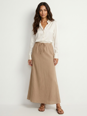 Luchtige Maxi Dames Rok – Muse
