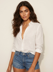 Luchtige blouse met knoopsluiting - Sophie