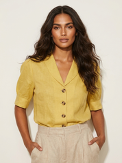 Luchtige blouse met vintage charme - Stephanie
