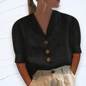 Luchtige blouse met vintage charme - Stephanie