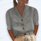 Luchtige blouse met vintage charme - Stephanie
