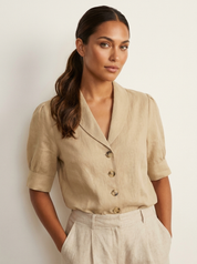 Luchtige blouse met vintage charme - Stephanie