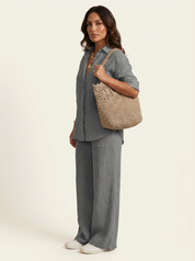 Luchtige blouse & pantalon set - Olivia