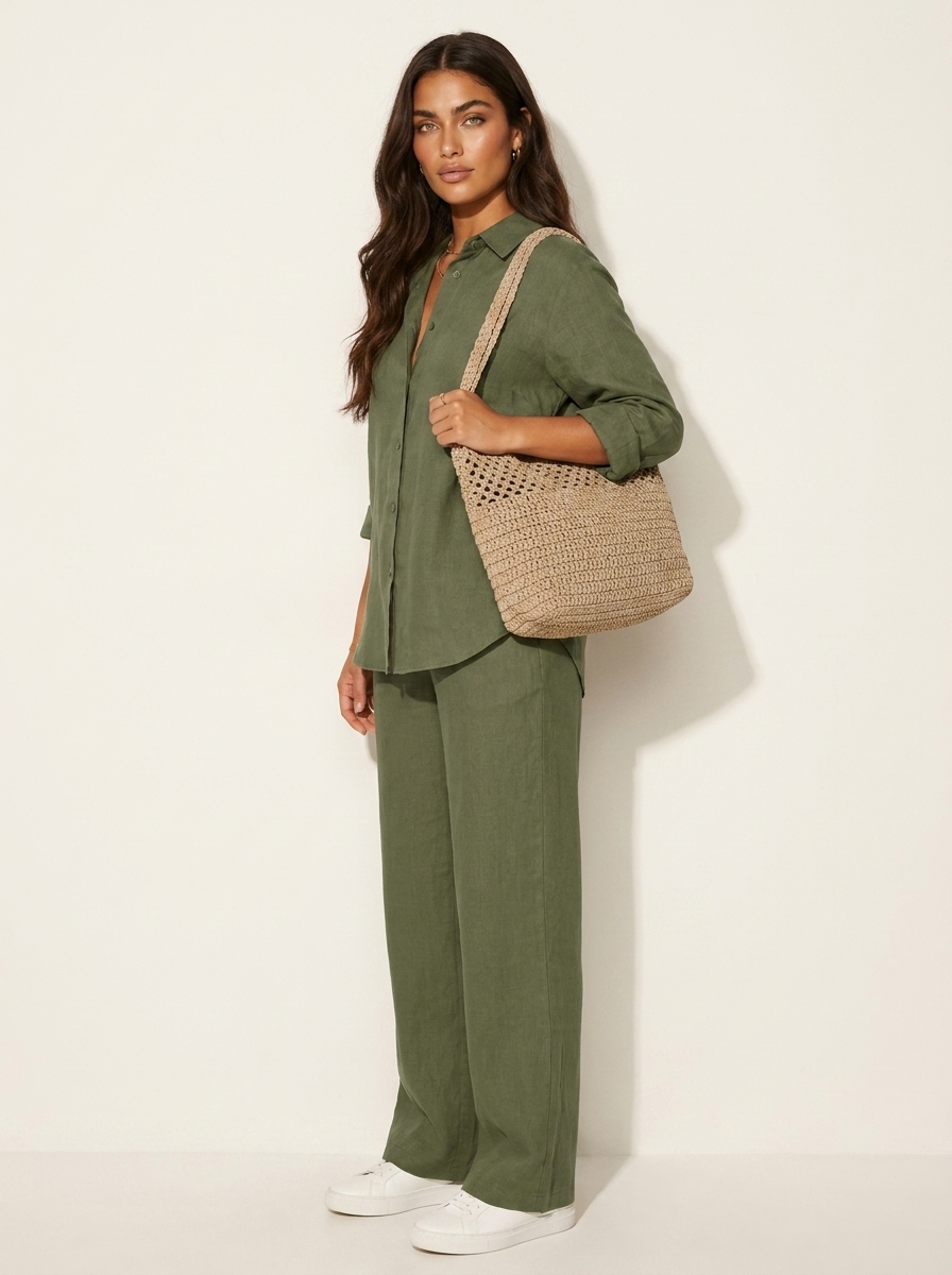 Luchtige blouse & pantalon set - Olivia