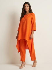 Luchtige dames set met wijde broek - Soraya