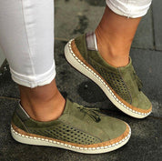 Luchtige instappers met perforatiedetails - Sophie