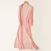 Luchtige lange damesvest