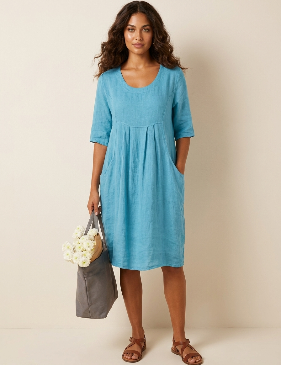 Luchtige_linnenlook_jurk_met_zakken_-_Nora_1.png