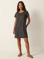 Luchtige linnenlook zomerjurk - Mila