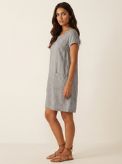 Luchtige linnenlook zomerjurk - Mila