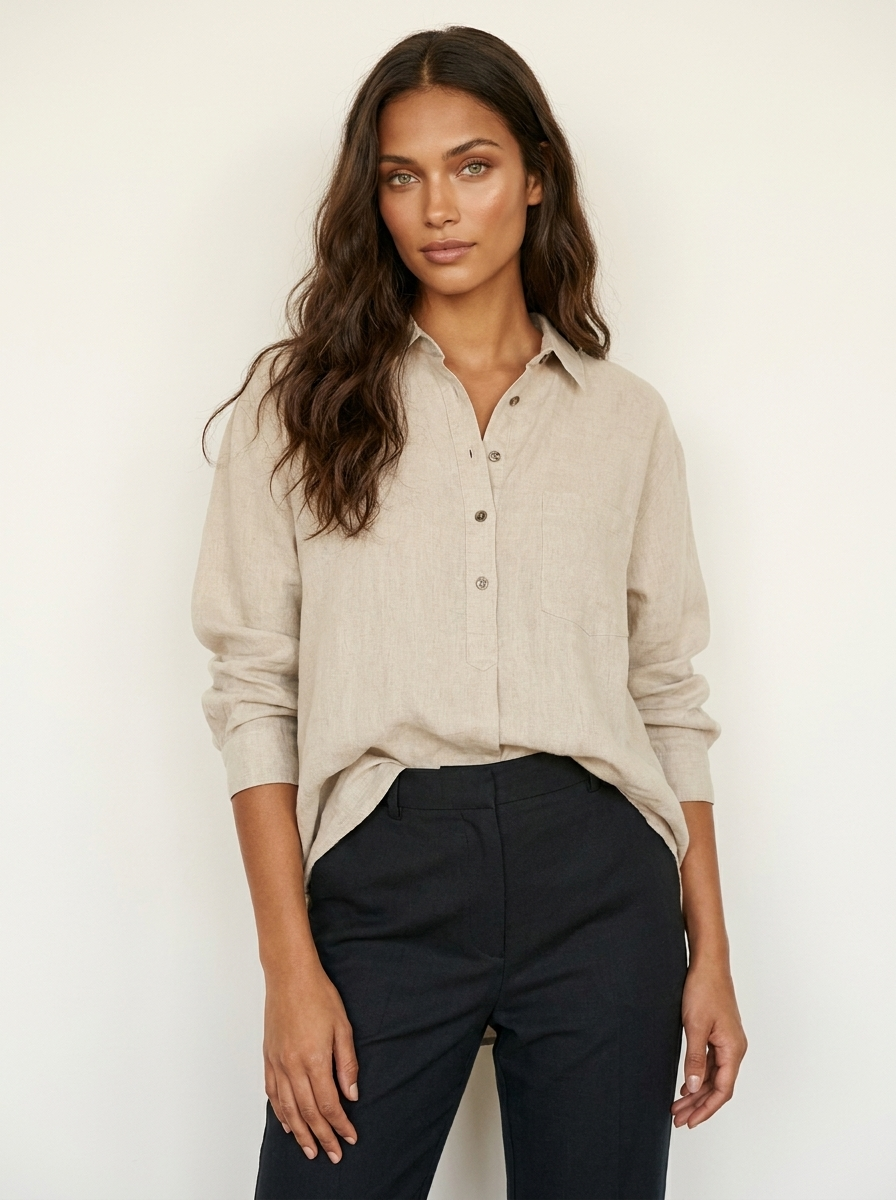 Luchtige oversized blouse - Fleur