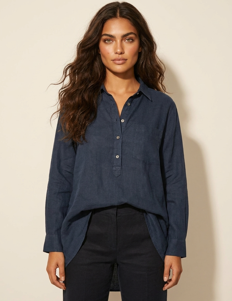 Lightweight oversized blouse - Fleur