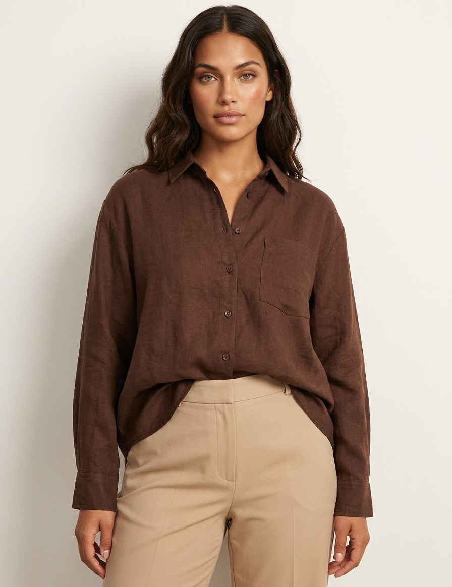 Lightweight oversized blouse - Fleur