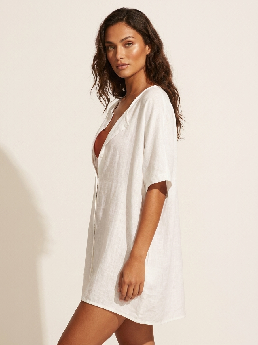 Luchtige strandtuniek voor dames - Noëlle