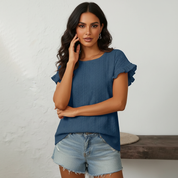 Luchtige broderie dames top – Solène