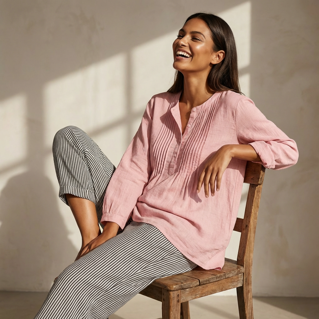 Luchtige dames blouse – Rosalie