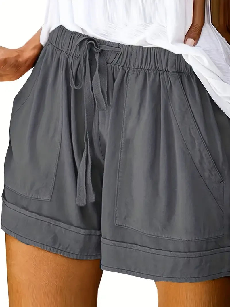 Luchtige dames short met elastische taille – Maya
