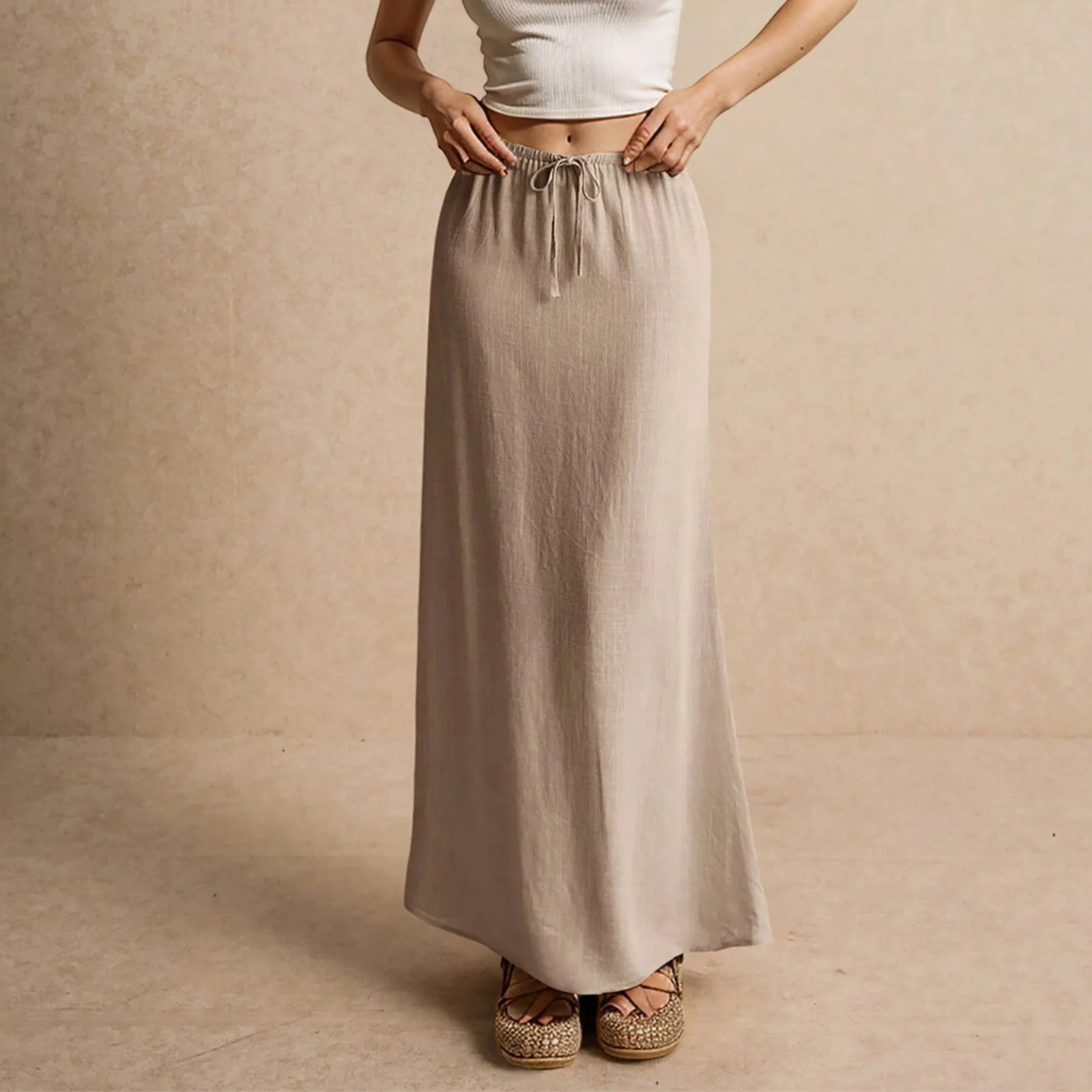Luchtige maxi dames rok – Muse Drape