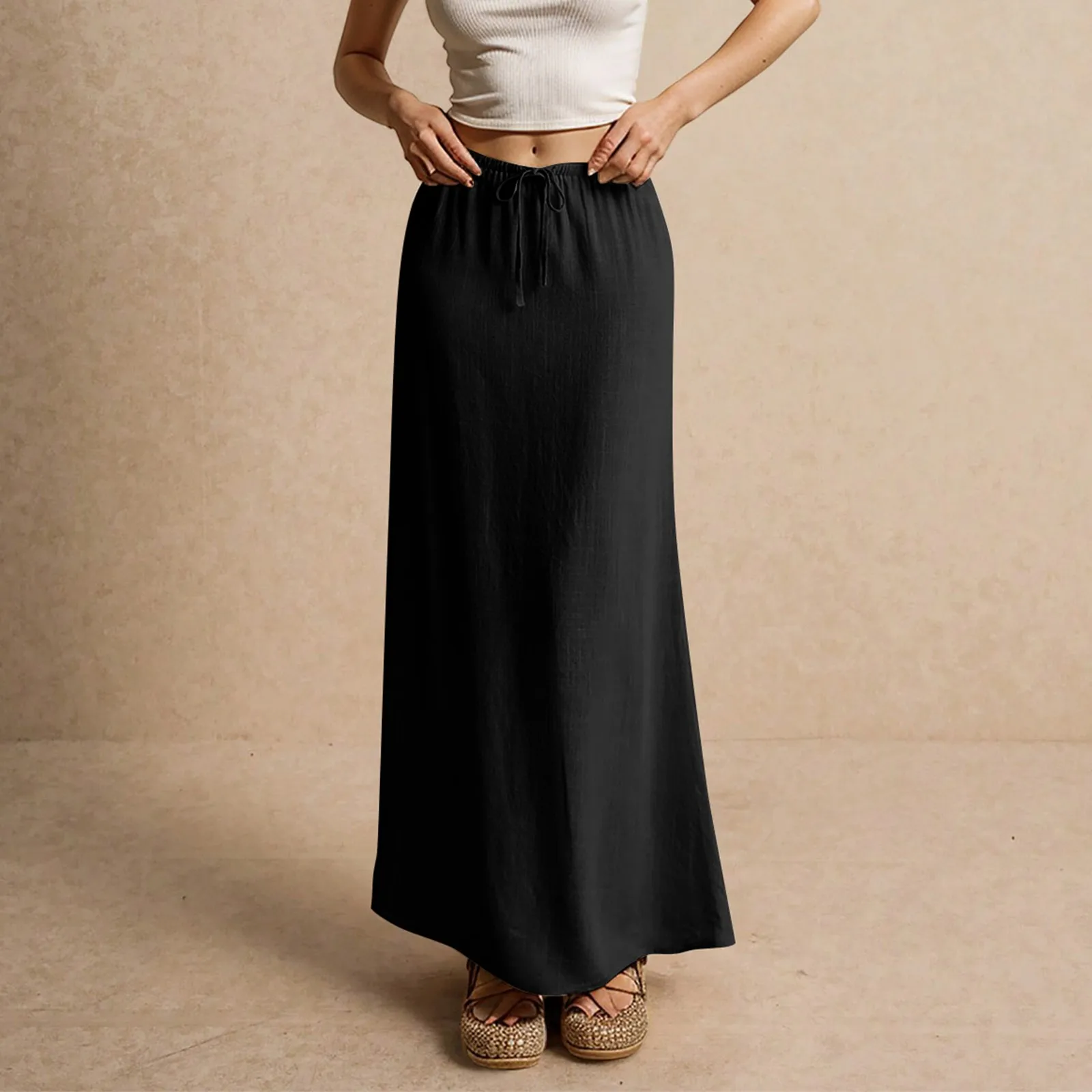 Luchtige maxi dames rok – Muse Drape