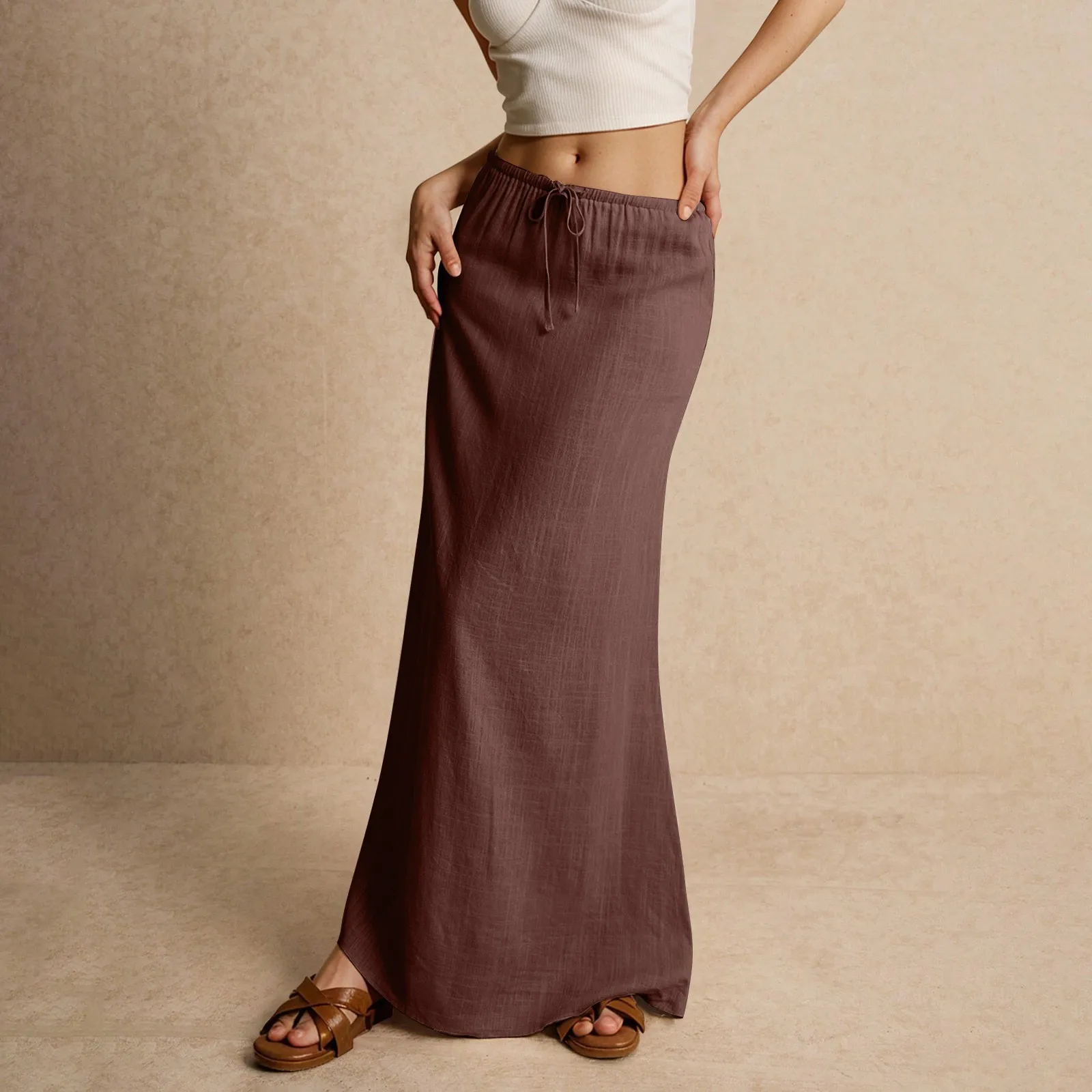 Luchtige maxi dames rok – Muse Drape