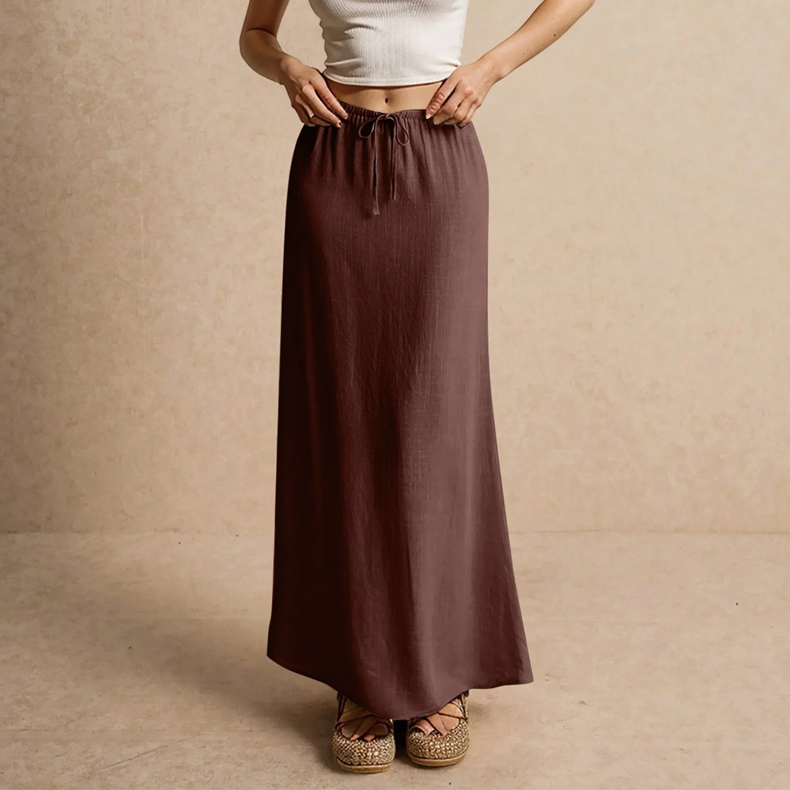 Luchtige maxi dames rok – Muse Drape
