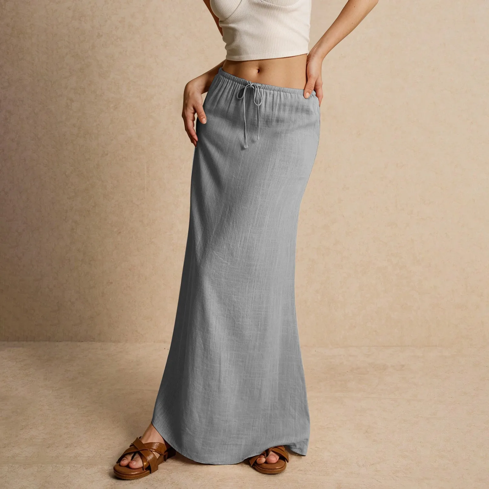 Luchtige maxi dames rok – Muse Drape
