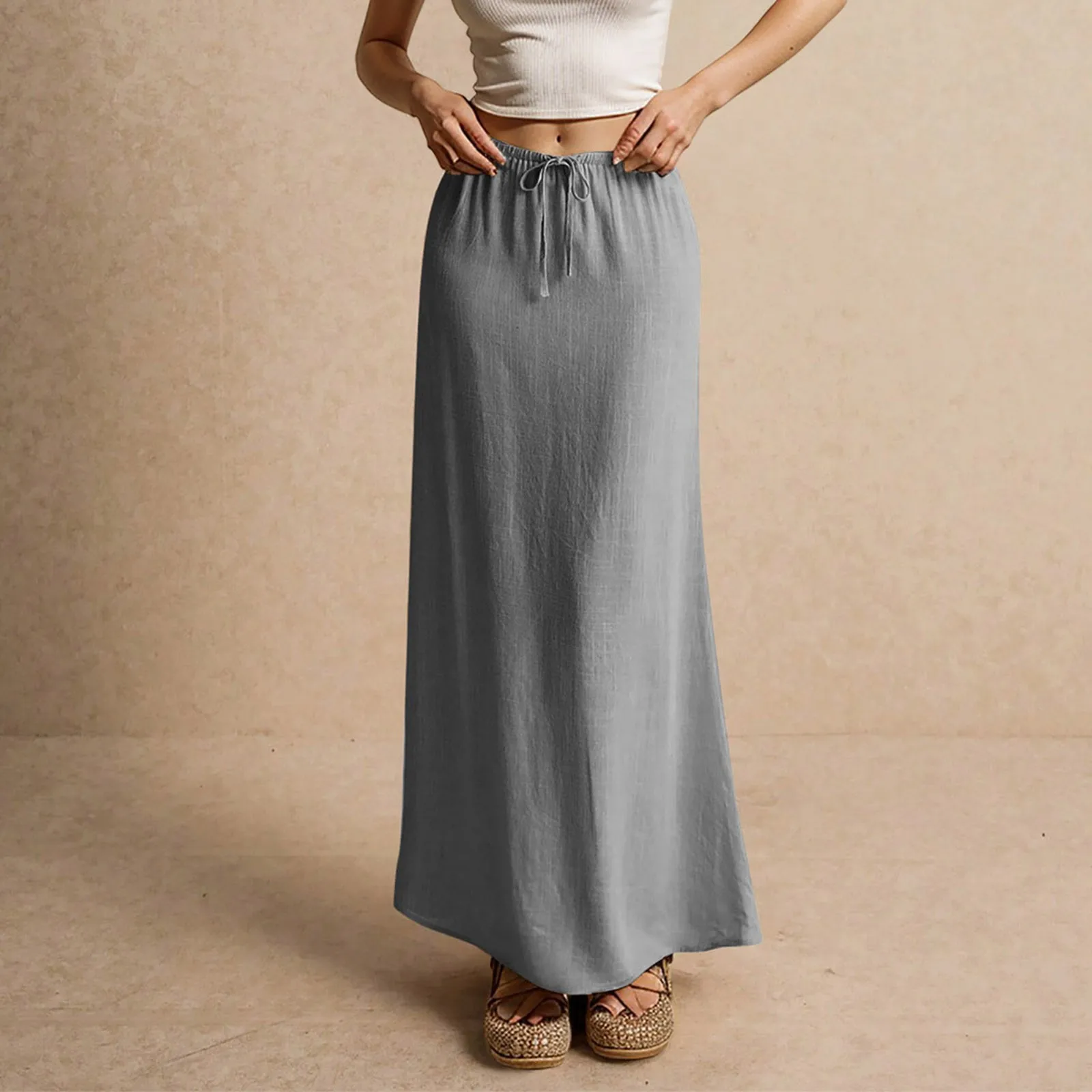 Luchtige maxi dames rok – Muse Drape