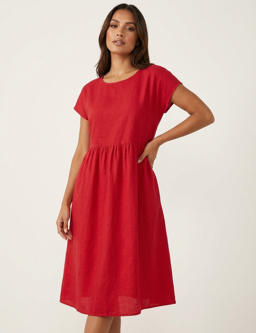 Lightweight midi dress – Rosa