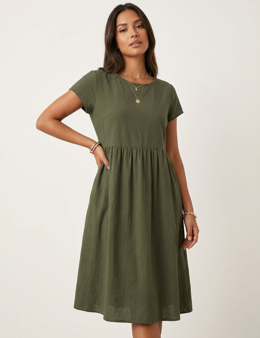 Lightweight midi dress – Rosa