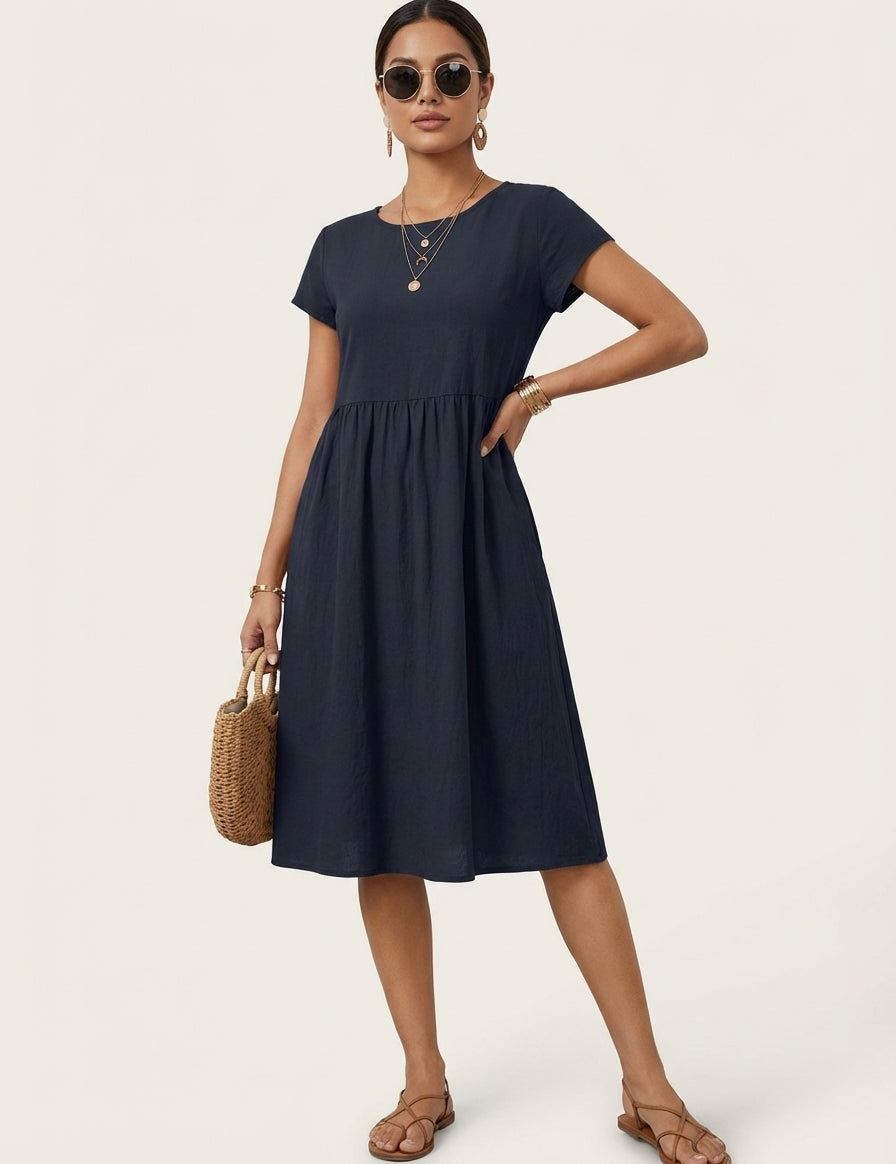 Lightweight midi dress – Rosa
