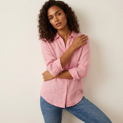 Luchtige oversized blouse met V-hals - Bianna