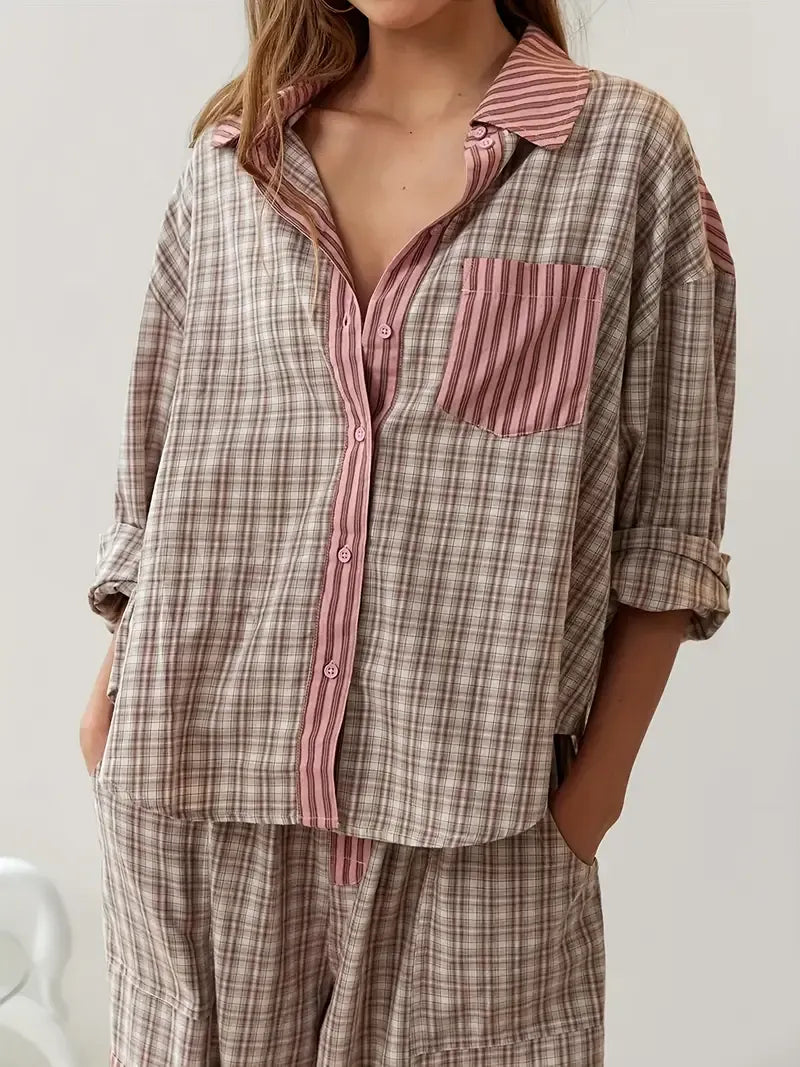 Luchtige pyjama set dames – Serene